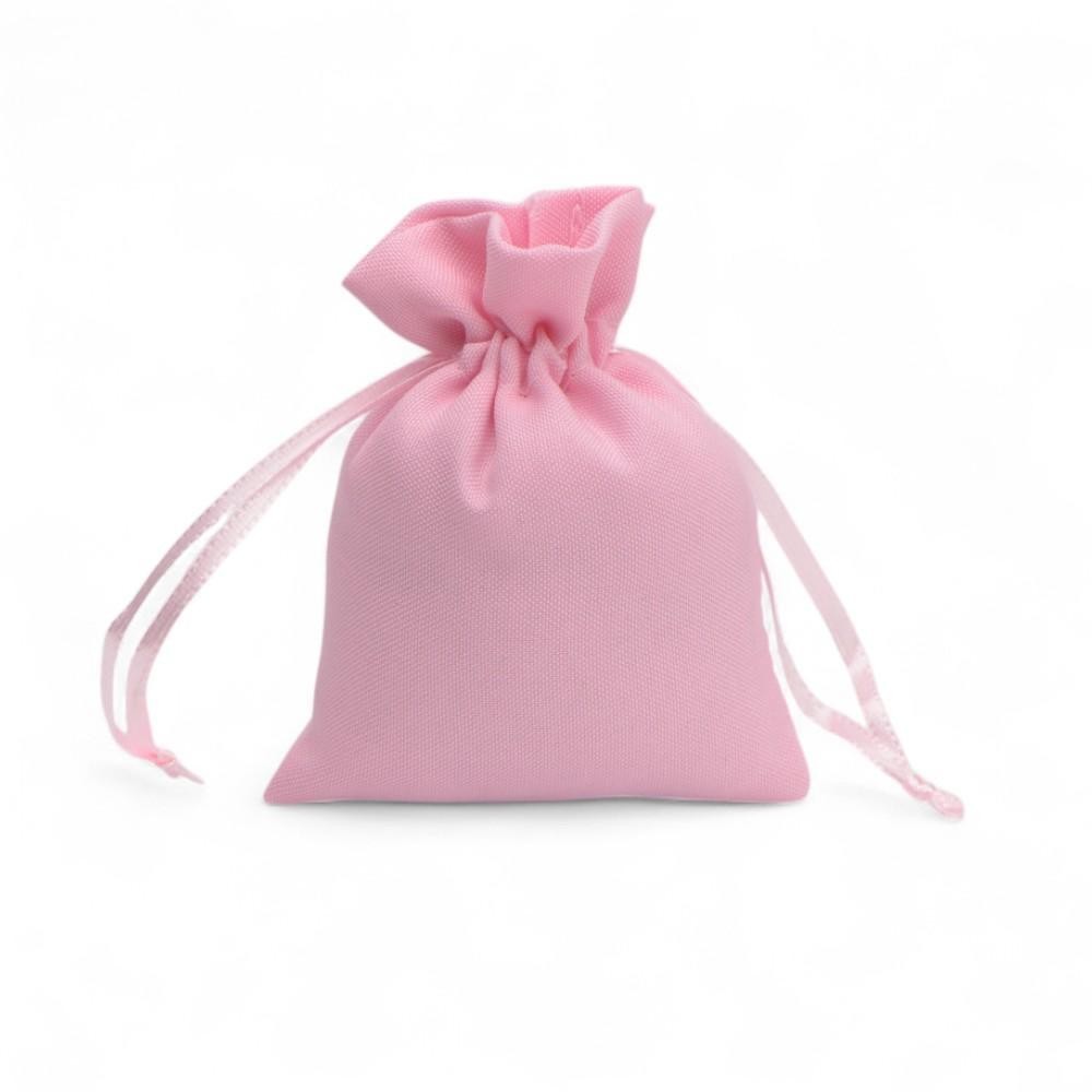 SACCHETTO COTONE ROSA 9X12 CM.